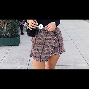 FASHION NOVA School Girl Vibes Plaid Sk- SIZE XS